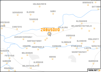 map of Zabusovo