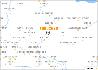 map of Zabuzhʼye