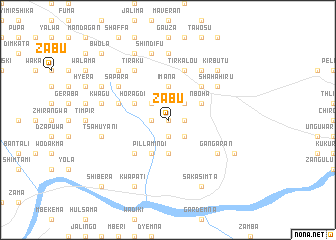 map of Zabu