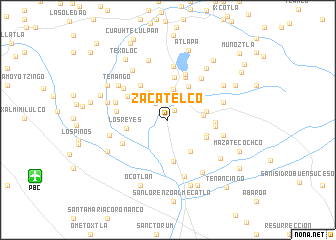 map of Zacatelco