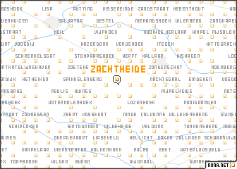 map of Zachtheide