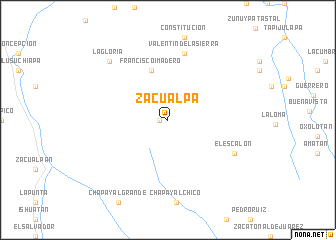 map of Zacualpa