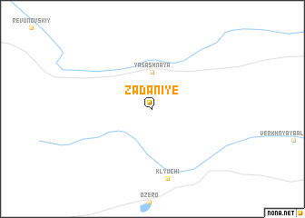 map of Zadaniye