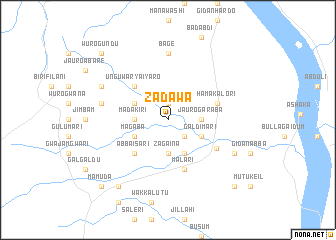 map of Zadawa