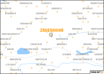 map of Zadeshikha
