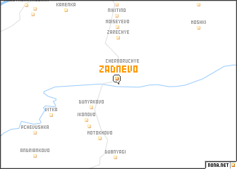 map of Zadnevo