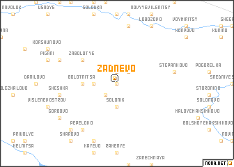 map of Zadnevo