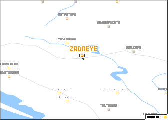 map of Zadneye