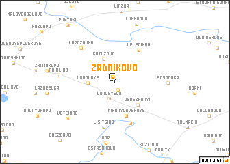 map of Zadnikovo