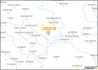 map of Zadnya