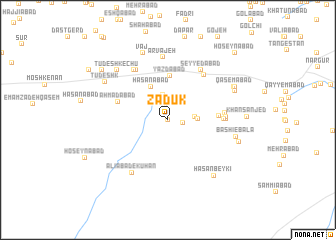 map of Zadūk