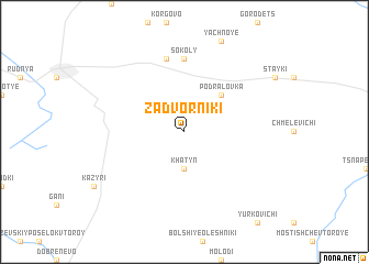 map of Zadvorniki