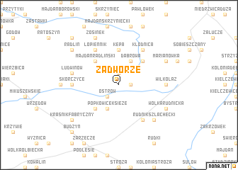 map of Zadworze