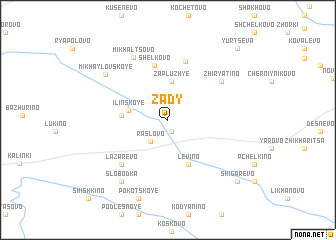 map of Zady