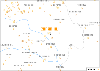 map of Zafar Kili