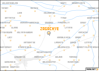 map of Zagachʼye
