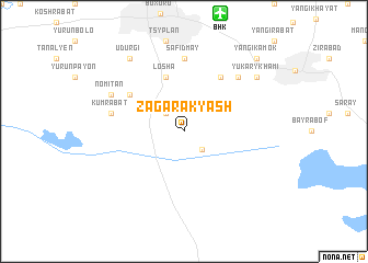 map of Zagarakyash