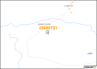 map of Zagartsy
