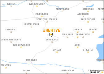 map of Zagatʼye