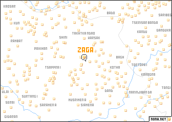 map of Zaga