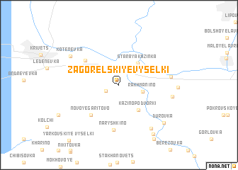 map of Zagorel\