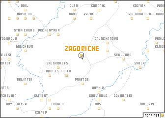 map of Zagoriche