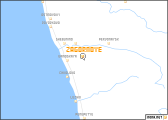 map of Zagornoye