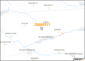 map of Zagornyy