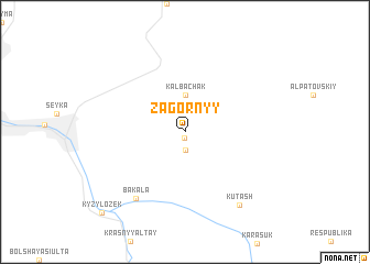 map of Zagornyy
