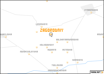 map of Zagorodniy