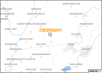 map of Zagorodniy