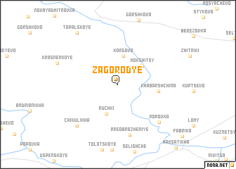 map of Zagorod\