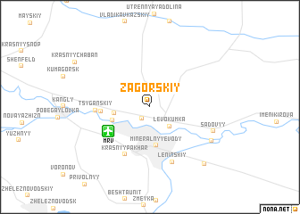 map of Zagorskiy