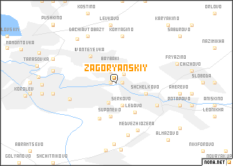 map of Zagoryanskiy