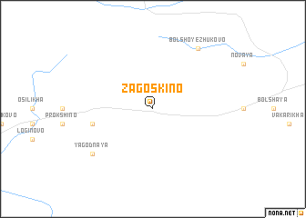 map of Zagoskino