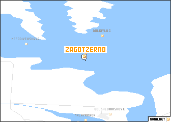 map of Zagotzerno