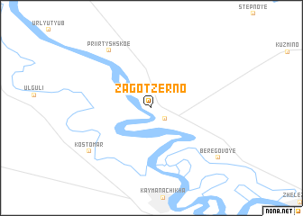 map of Zagotzerno