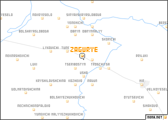 map of Zagurʼye
