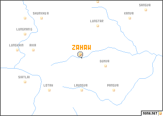 map of Zahaw