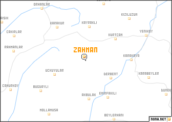 map of Zahman