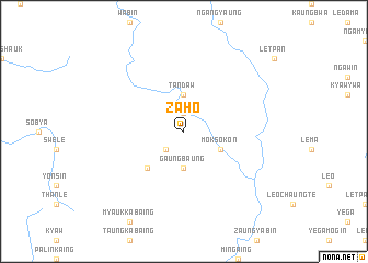 map of Zaho