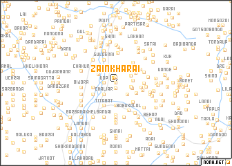 map of Zaīnkharai