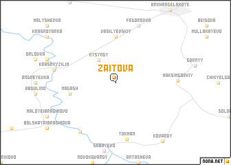 map of Zaitova