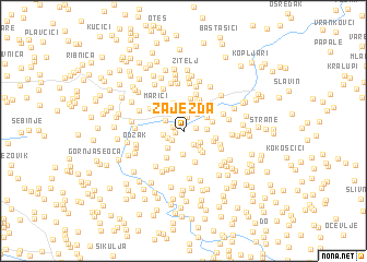 map of Zajezda