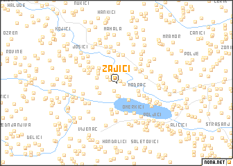 map of Zajići