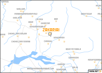 map of Zakarīā\