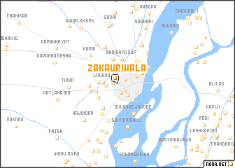 map of Zakauriwāla