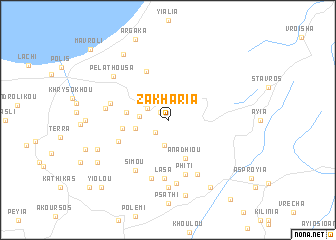 map of Zakharia