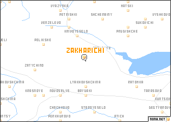 map of Zakharichi