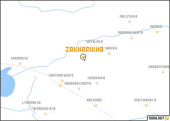 map of Zakharikha